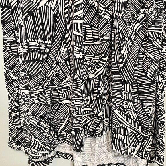 Cable‎ & Gauge black white stretch jersey sleeveless maxi dress - Small - Picture 3 of 11